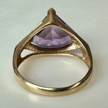 Load image into Gallery viewer, 14K Gold Amethyst Ring sz 6 (3.6g)
