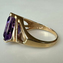 Load image into Gallery viewer, 14K Gold Amethyst Ring sz 6 (3.6g)
