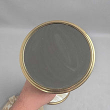 Load image into Gallery viewer, Vintage Neiman Marcus Gooseneck Travel Mirror w/ Pouch (~9")
