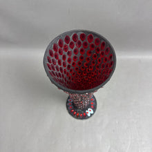 Load image into Gallery viewer, Red Gem Stone Studded Vase (12" Tall)
