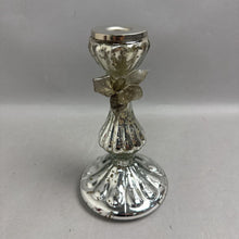 Load image into Gallery viewer, Mercury Glass Candle Stick Holder (9" Tall)
