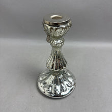 Load image into Gallery viewer, Mercury Glass Candle Stick Holder (9" Tall)
