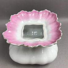 Load image into Gallery viewer, Pink &amp; White Floral Porcelain Vase/Cuspidor (5.5x7.5x7.5)

