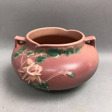 Load image into Gallery viewer, Roseville Pottery Columbine Double-Handled Jardiniere #655-11 (~4x7x7)
