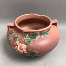 Load image into Gallery viewer, Roseville Pottery Columbine Double-Handled Jardiniere #655-11 (~4x7x7)
