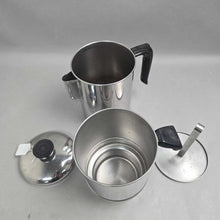 Load image into Gallery viewer, Vintage Revere Ware 6 Cup Stainless Copper Bottom Drip Coffee Maker Pot USA (12")
