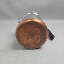 Load image into Gallery viewer, Vintage Revere Ware 6 Cup Stainless Copper Bottom Drip Coffee Maker Pot USA (12")
