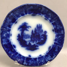 Load image into Gallery viewer, Jacob Furnival 'Gothic' Flow Blue Plate (~8")
