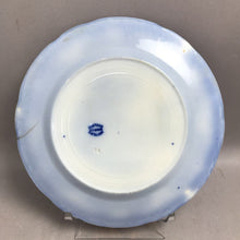 Load image into Gallery viewer, New Wharf Watteau Flow Blue Plate (~9")
