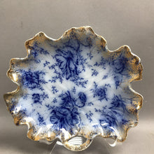 Load image into Gallery viewer, Warwick China Flow Blue Leaf Plate (8x7.25)

