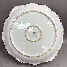 Load image into Gallery viewer, RC Malmaison Scalloped Edge Cobalt Blue &amp; Pink Roses Serving Plate (12.5")
