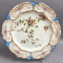 Load image into Gallery viewer, Royal Burslem Blue &amp; White Floral Plate (9")
