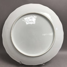 Load image into Gallery viewer, Antique Green/Gold/Pink Floral Rose Serving Plate (12")
