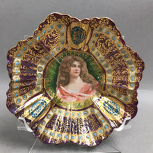 Load image into Gallery viewer, Royal Vienna Victorian Portraid Scalloped Bowl (1x5.75x5.25)
