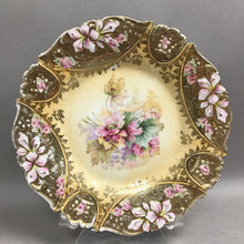 Load image into Gallery viewer, Antique Ornate Floral Porcelain Plate (8.5")
