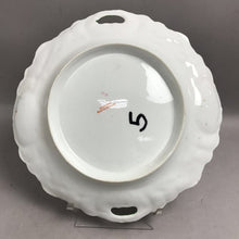 Load image into Gallery viewer, Handpainted German Green &amp; Pink/Yellow Roses Cake/Serving Plate (10.75")
