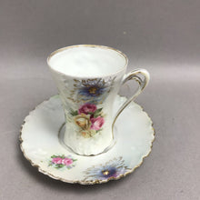 Load image into Gallery viewer, RS Prussia Floral Demitasse Cup &amp; Saucer (~3.25x4.5)
