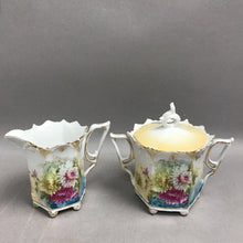 Load image into Gallery viewer, RS Prussia Floral Cream Pitcher &amp; Sugar Bowl Set (4.5")
