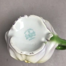 Load image into Gallery viewer, Royal Bayreuth Porcelain Purple Pansy Cream Pitcher (4x4.5x2.5)
