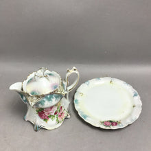 Load image into Gallery viewer, RS Prussia Porcelain Cream/Syrup Pitcher w/ Saucer (~5x6x4) (As-Is)
