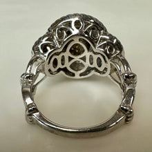 Load image into Gallery viewer, Joseph Schmid Affinity Sterling Pave Yellow Diamond Ring sz 6
