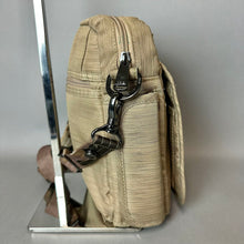Load image into Gallery viewer, Lug Tan Quilted RFID Flapper Crossbody Bag Purse (9x8x3")
