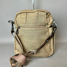 Load image into Gallery viewer, Lug Tan Quilted RFID Flapper Crossbody Bag Purse (9x8x3")
