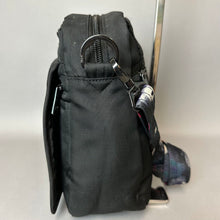 Load image into Gallery viewer, Lug Black Quilted RFID Flapper Crossbody Bag Purse (9x8x3")
