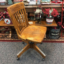 Load image into Gallery viewer, Oak Office Chair (35x19x17)
