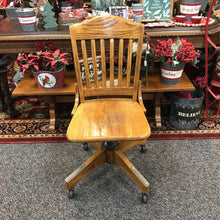 Load image into Gallery viewer, Oak Office Chair (35x19x17)
