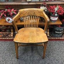 Load image into Gallery viewer, Oak Arm Chair AS IS (30x21x21)
