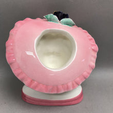Load image into Gallery viewer, Vintage Lefton Lady Head Vase "Scarlett" Pink Top and Hat (5")
