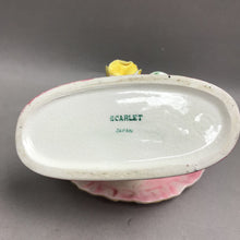 Load image into Gallery viewer, Vintage Lefton Lady Head Vase "Scarlett" Pink Top and Hat (5")
