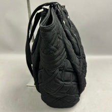 Load image into Gallery viewer, Vera Bradley Black Quilted Glenna Satchel Purse (12x15x5")
