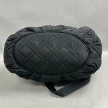 Load image into Gallery viewer, Vera Bradley Black Quilted Glenna Satchel Purse (12x15x5")
