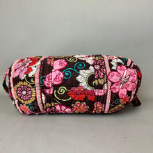 Load image into Gallery viewer, Vera Bradley Brown Multicolor Mod Floral Mini Duffel Shoulder Purse (8x12x4")
