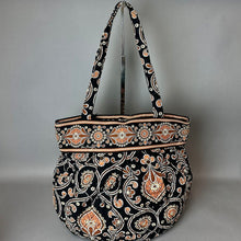 Load image into Gallery viewer, Vera Bradley Cafe Latte Print Morgan Shoulder Bag Purse (10x14x4")
