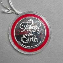 Load image into Gallery viewer, 1 Ozt. .999 Silver Round Christmas Ornament; Santa/Peace On Earth (~2")

