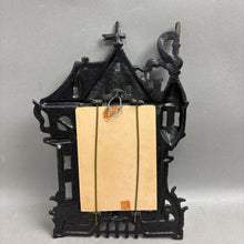Load image into Gallery viewer, Cast Iron Castle/House Picture Frame w/ Childrens Portrait (12x8)

