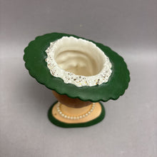 Load image into Gallery viewer, Vintage Napco Vintage Lady Head Vase C3343C 1958 Japan Green Hat (4")
