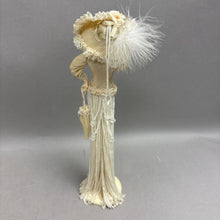 Load image into Gallery viewer, Vintage Victorian Tassel Doll on Stand (10")
