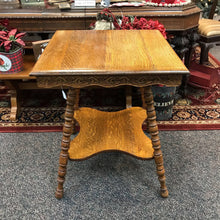 Load image into Gallery viewer, Oak Lamp Table AS IS (29x24x24)
