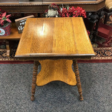 Load image into Gallery viewer, Oak Lamp Table AS IS (29x24x24)
