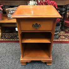 Load image into Gallery viewer, Mengel Oak Nightstand AS IS (30x18x15)
