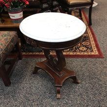 Load image into Gallery viewer, Marble Top End Table (24x22x18)

