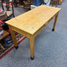 Load image into Gallery viewer, Oak Work Desk w/2 Drawers (30x54x25)

