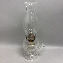 Load image into Gallery viewer, Vintage Clear Glass Oil Lamp (12")
