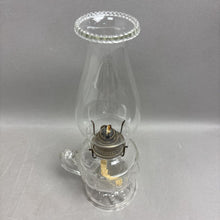 Load image into Gallery viewer, Vintage Clear Glass Oil Lamp (12")
