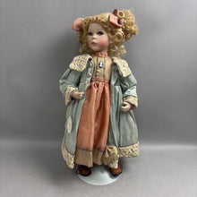 Load image into Gallery viewer, Delton Fine Collectibles Victorian-Style Porcelain Doll - Heather (19")
