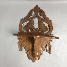 Load image into Gallery viewer, Vintage Carved Wooden Wall Shelf (14x9)AS IS
